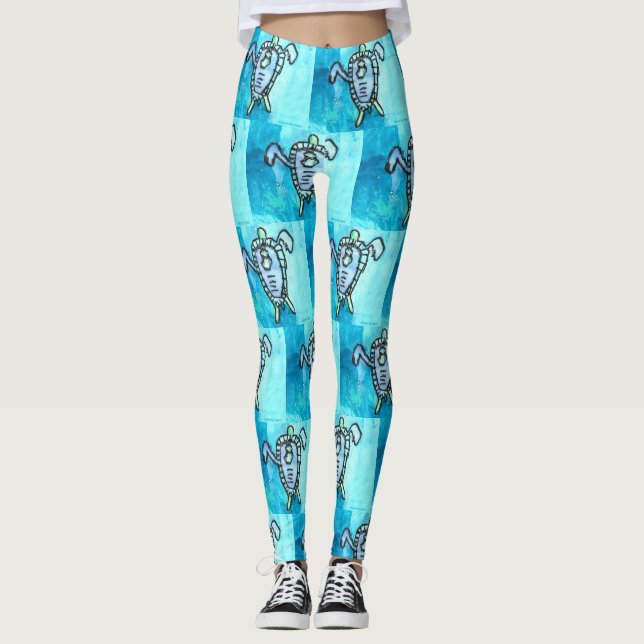 Legging CriançasArt para COC - Tartaruga marinha (Frente)