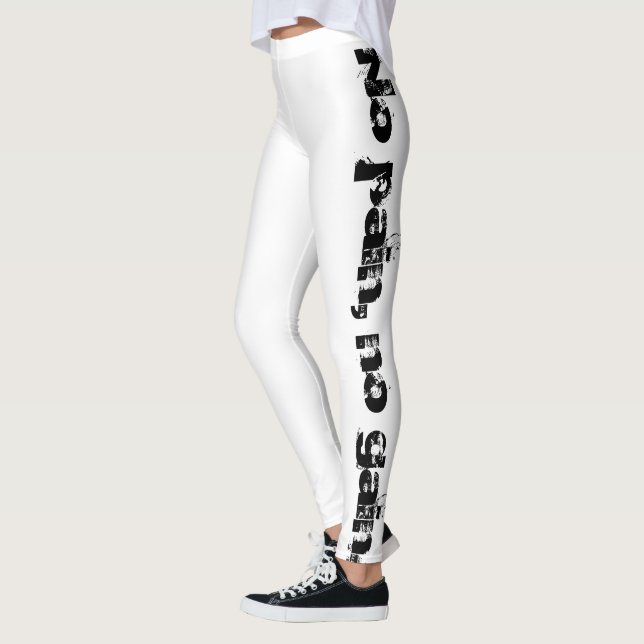 Legging Criar seu próprio texto personalizado | Motivação  (Esquerda)