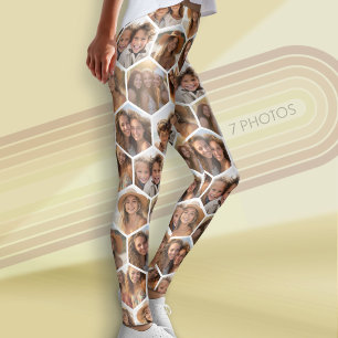Legging Criar um Hexágono Honeycomb da Colagem de Fotos 7 