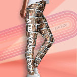 Legging Criar uma Colagem de Fotos Personalizada - 6 Fotos<br><div class="desc">Carregue 6 fotos divertidas e adicione texto para fazer um item personalizado para vestir! Use sua foto ou fotos favoritas para fazer um espetáculo divertido para compartilhar com amigos.</div>