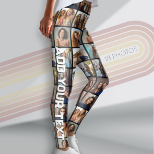 Legging Criar uma Colagem de Fotos Personalizada com 18 Fo