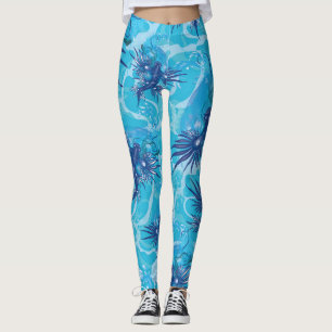 Legging Criatura Marinha Blue Dragon