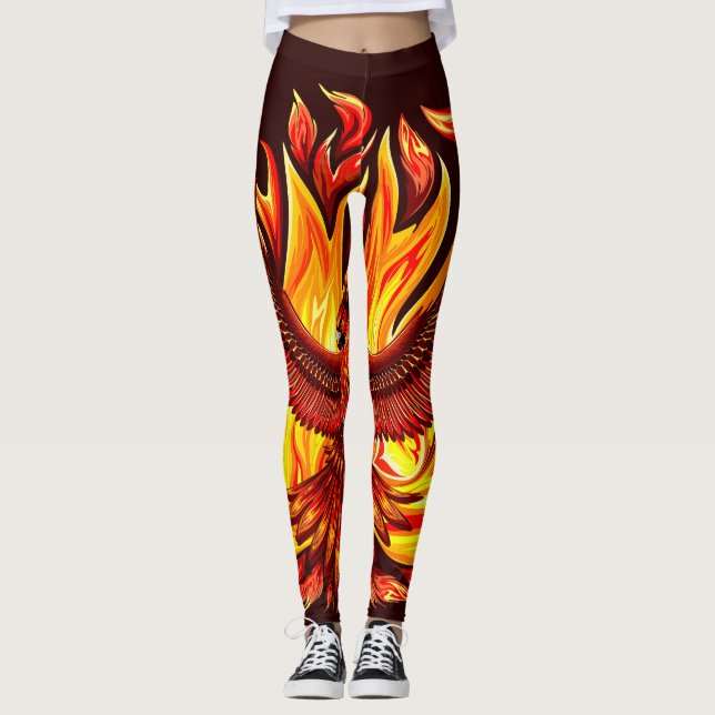 Legging Criatura mitológica fênix (Frente)