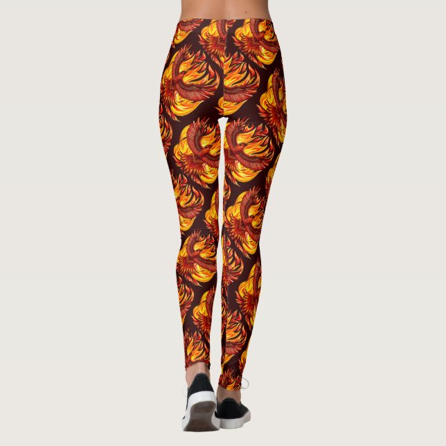 Legging Criatura mitológica fênix (Verso)