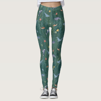 Legging Criaturas do Oceano (Baleia, Polvo & Tubarão)