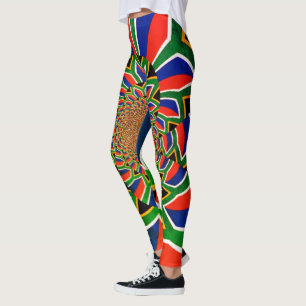 Legging Crie a sua linda e colorida África do Sul