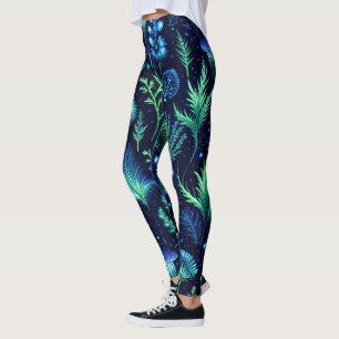Legging Crie Seu Próprio Jardim Etéreo de Flores Silvestre