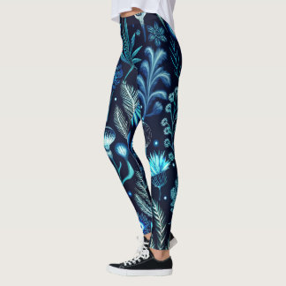 Legging Crie Seu Próprio Jardim Etéreo de Flores Silvestre