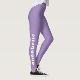 Legging Crie seu próprio personalizado de ioga de Lavanda