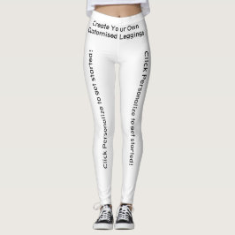 Legging Crie seu próprio personalizado personalizado
