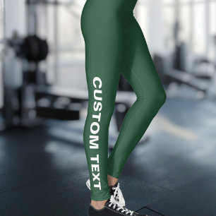 Legging Crie seu próprio verde personalizado