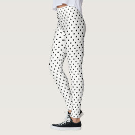 Legging Crie sua própria Bolinhas preta