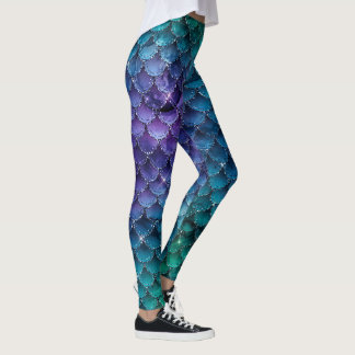 Legging Crie Sua Própria Sereia Personalizada De Peixe  