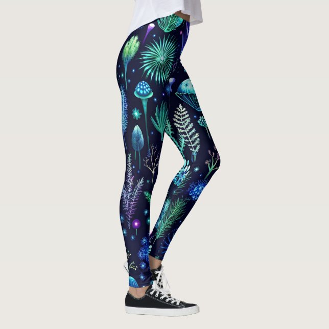 Legging Crie Suas Próprias Flores Silvestres Etéreas de Pr (Direita)