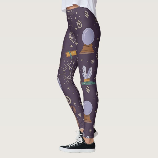 Legging Crie Suas Próprias Varinhas de Cristal de Pentácul (Esquerda)