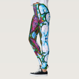 Legging Crisálidos em leggens de neve da floresta