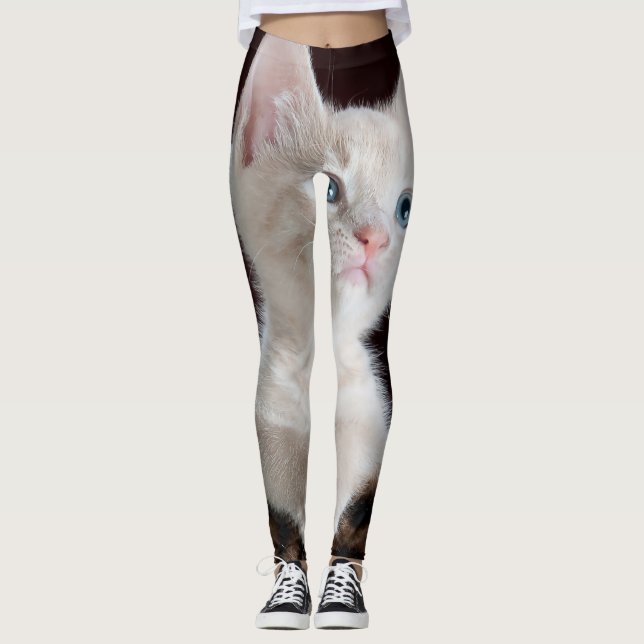 Legging Cristóvão Branco Vulnerável (Frente)
