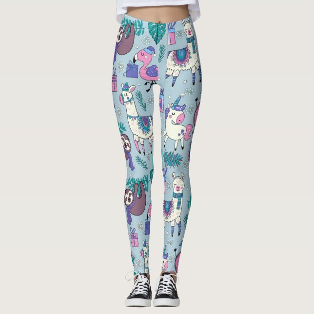 Legging Critérios WInter Whimsical (Frente)