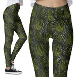 Legging Crocodilo Dragão da Pele Escala o Monstro do Pânta<br><div class="desc">Entra num mundo de fantasia com estes realísticos dragões de pele de crocodilo escalam leggings. O detalhado padrão retiliano verde os torna perfeitos para reprodução, vestimenta de fantasia ou apresentações teatrais. Inspiradas por criaturas de pântanos, dragões míticos e bestas répteis, estas leggings são excelentes para eventos temáticos, festas de fantasias...</div>