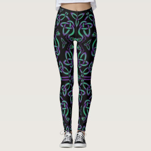 Legging Cruz celta de dragão de água