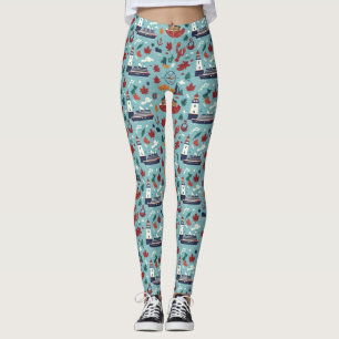 Legging Cruzeiro Canadá Nova Inglaterra Outono Design do N