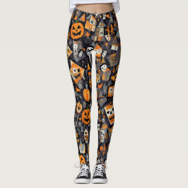 Legging Cubismo Halloween