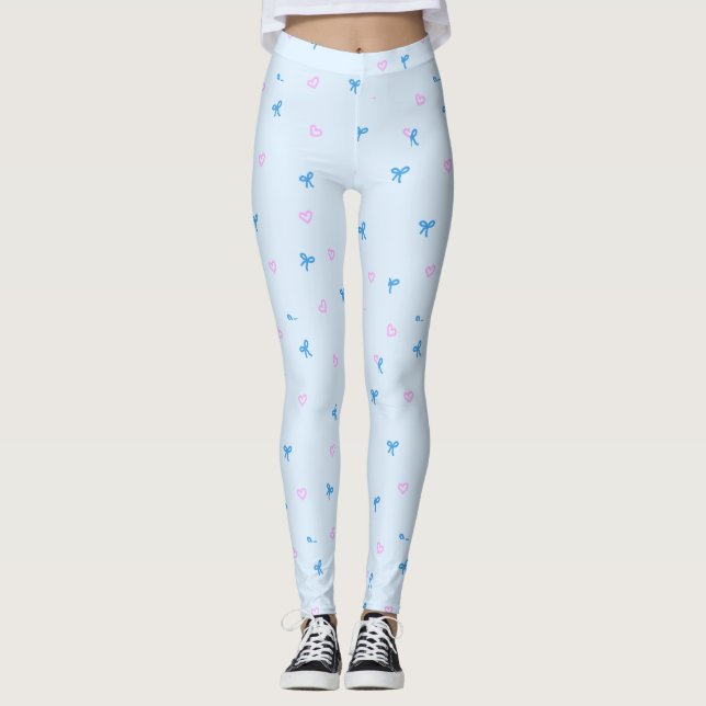 Legging Cuecas de ioga estampadas fofas (Frente)