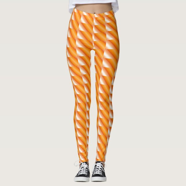 Legging Cunhas de Laranja (Frente)
