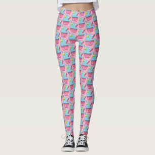 Legging CUPCAKE azul de Havaí