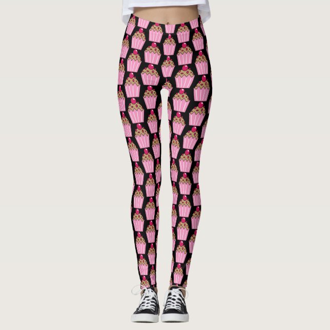 Legging Cupcake superior de amora (Frente)