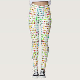 Legging Cupcakes de Páscoa de pop Art 2