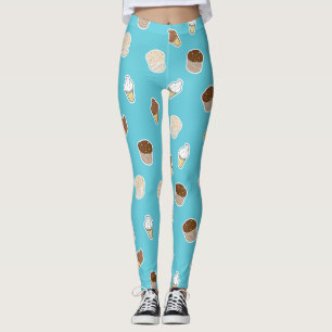 Legging Cupcakes doce e sorvete