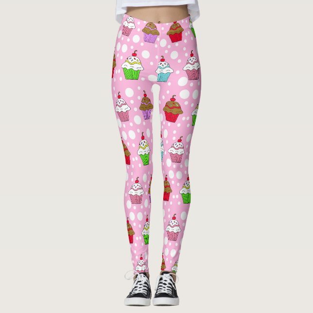 Legging Cupcakes Whimsical (Frente)