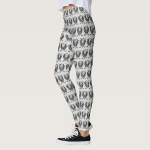 Legging Curso Golf Ball Tee Club Curso Golfer Sports Cinza
