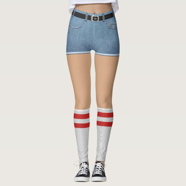 Legging Curtos e Meias falsos (Frente)