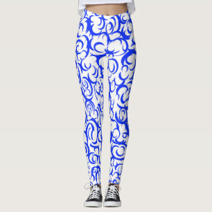 Legging Curvas Azuis