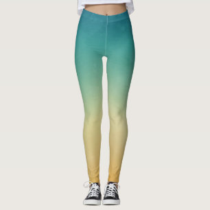 Legging Curvas de praia Sunset Palm Tree String Lig