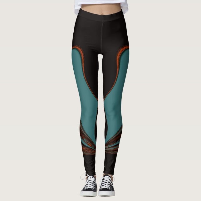 Legging Curvas MUDAM DE COR - Leguminosas (Frente)