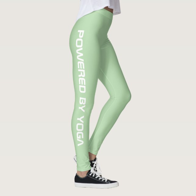 Legging Custom Print Yoga Crew Pale Green (Direita)