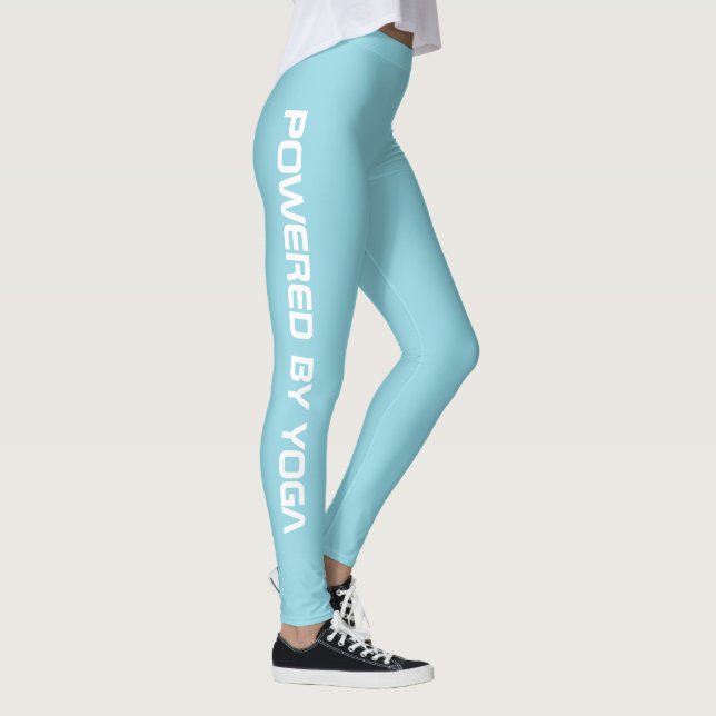 Legging Custom Print Yoga Crew Robin Egg Blue (Direita)