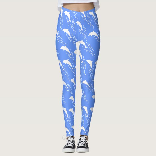 Legging Cute dolphins pattern design  (Frente)