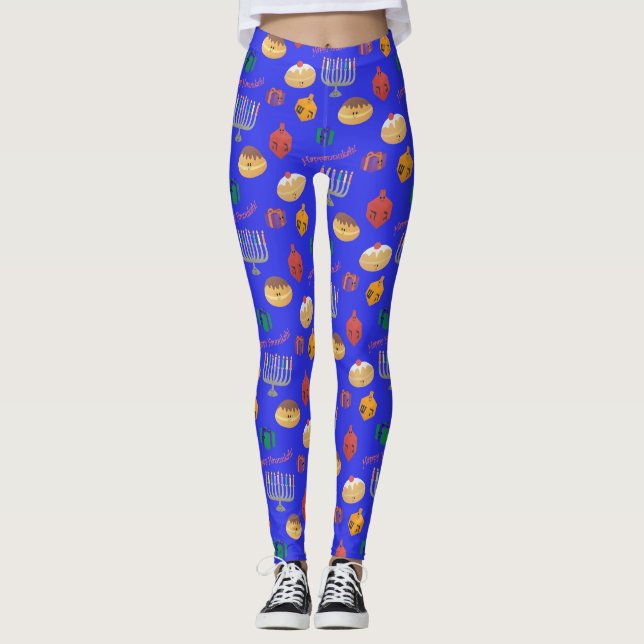 Legging Cute Hannukah Patterned (Frente)