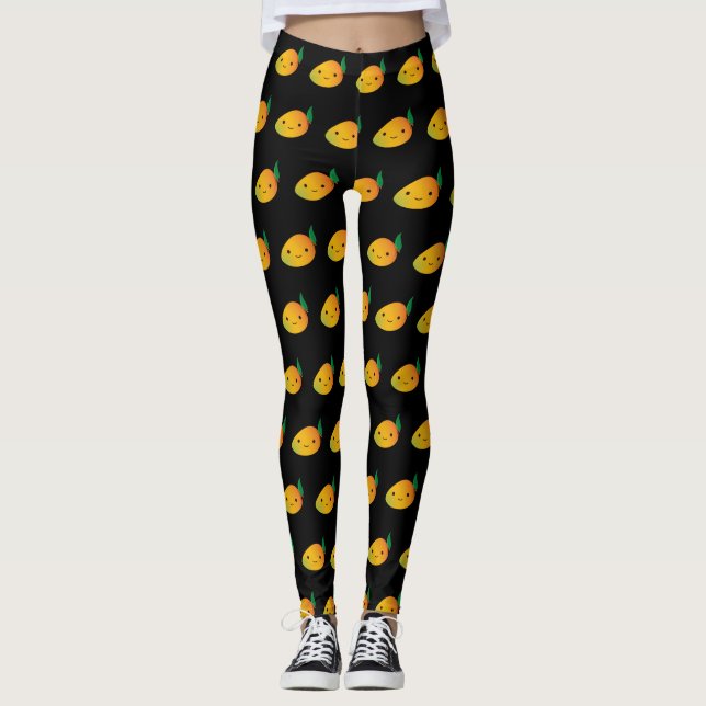 Legging Cute Kawaii sorrindo Mango (Frente)
