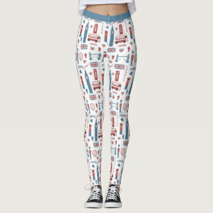 Legging Cute London England Big Ben English Flag Yoga