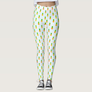 Legging Cute Tropical Pineapple Pattern