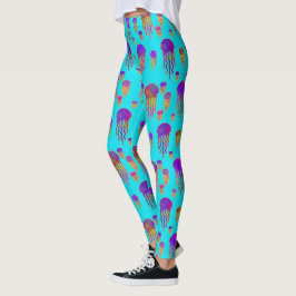 Legging Cyan, dançarino submarino