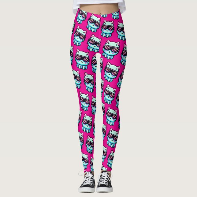 Legging Cyber Cat (Frente)