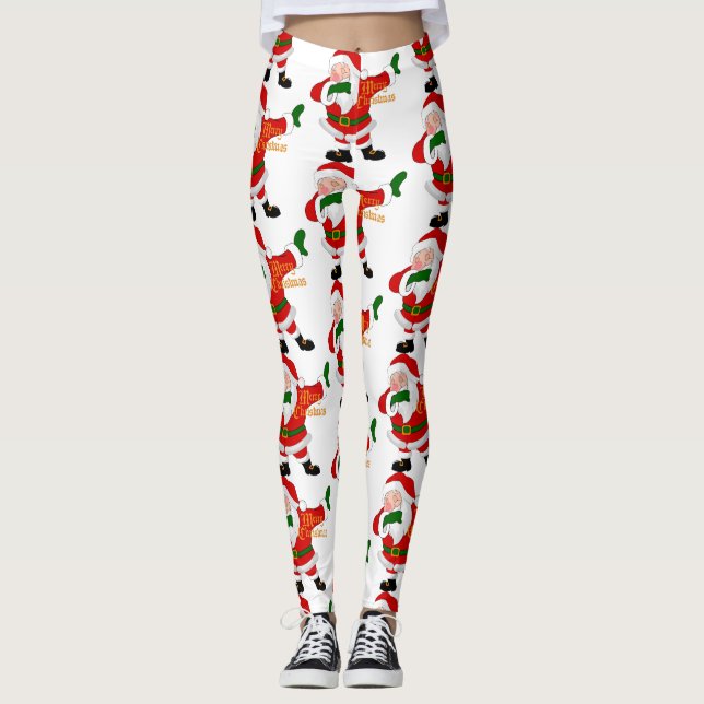 Legging dabbing santa claus (Frente)