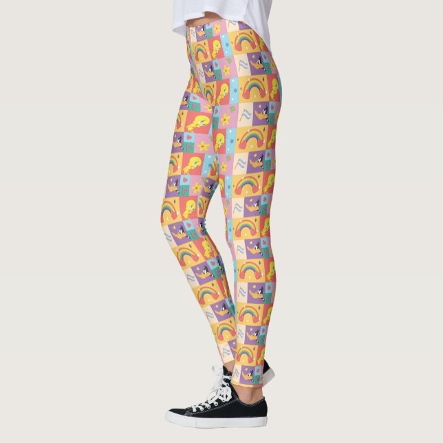 Legging DAFFY DUCK™ & TWEETY™ - Padrão de orgulho (Esquerda)