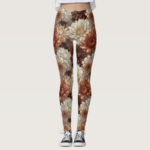 Legging Dahlias Flor Atletica Dahlias Acento Mulheres